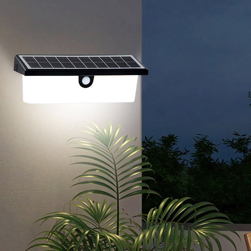 Solar LED Wall Lamp Outdoor Motion Sensor Garden Villa Exterior Wall Corridor Staircase Decoration Lighting Solar Wall Lamp