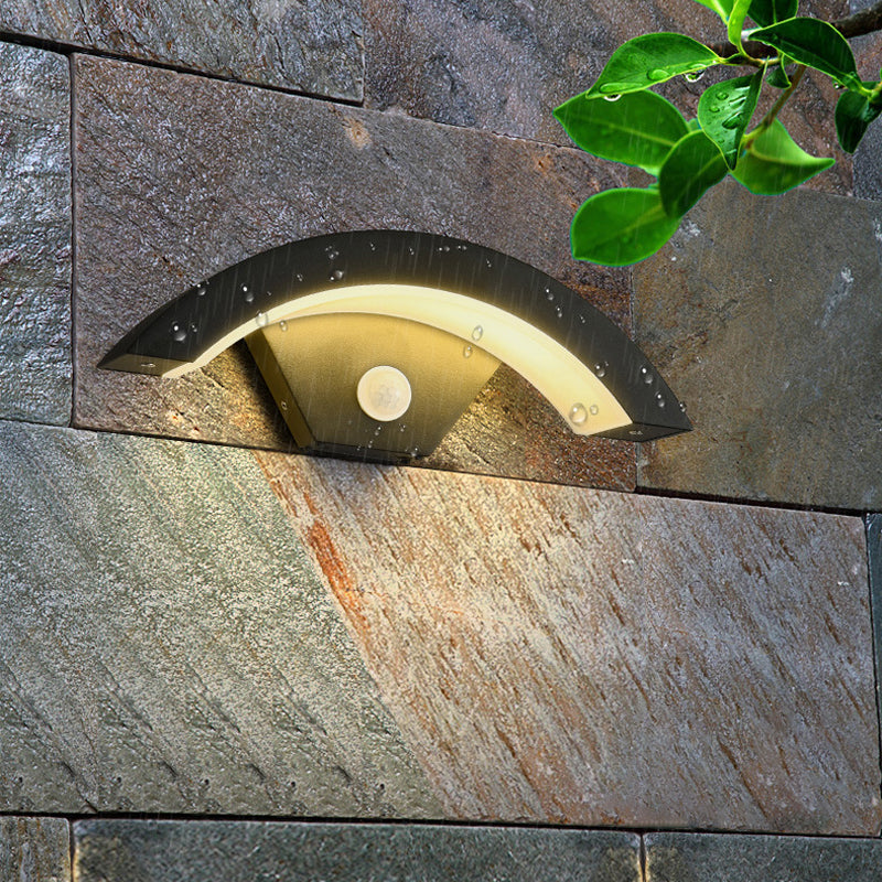 Baoyang New Villa Decoration Waterproof IP65 Led Outdoor Wall Light With Motion Sensor