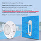 DC 12V Pool Light Surface Mounted Abs Remote Control Led Rgb Underwater Waterproof Swimming Pool Lamp