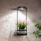 Solar Sconce Planter Flower Shelf for Outdoor Plants Porch Patio Decoration Home Garden LED Waterproof Solar Wall Lamp