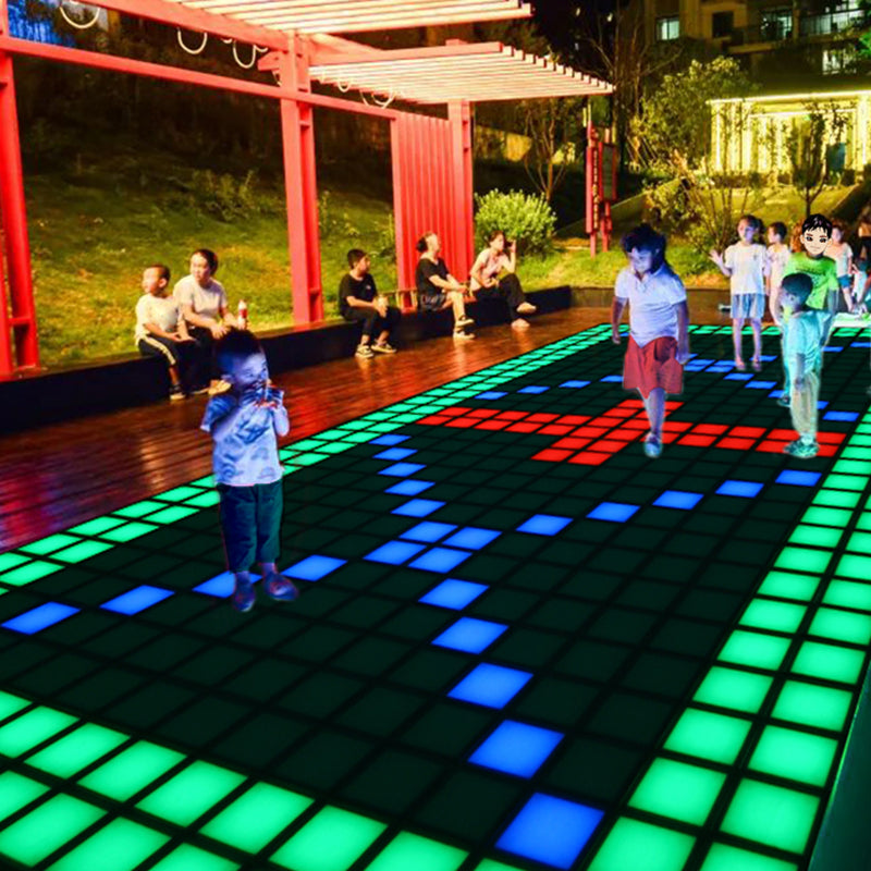 Large Led Interactive Games Interactive Light Up Indoor Active Game Room Pressure Sensitive LED Fl ...