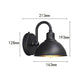 Exterior Classic Iron Anti-Rust Waterproof Barn Light Wall Lamp Outdoor IP55 Industrial Wall Light for Patio Porch Doorway