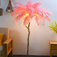 Room Vibe Corner Luxury Modern Nordic Led Standing Arc Trees Light Feather Floor Lamp