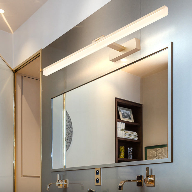 Led Waterproof Aluminum Adjustable Light Led Bathroom Mirror Front Lamp Wall Surface Mount Make Up Vanity Light