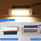 3W Square Outdoor Step Light Warm White Stainless Steel IP65 LED Stair Wall Light 12V/24V