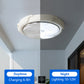 Outdoor Indoor Lighting Waterproof Ip65 Solar Led Ceiling Light With Remote Control Solar Panel For Home Garden Corridor