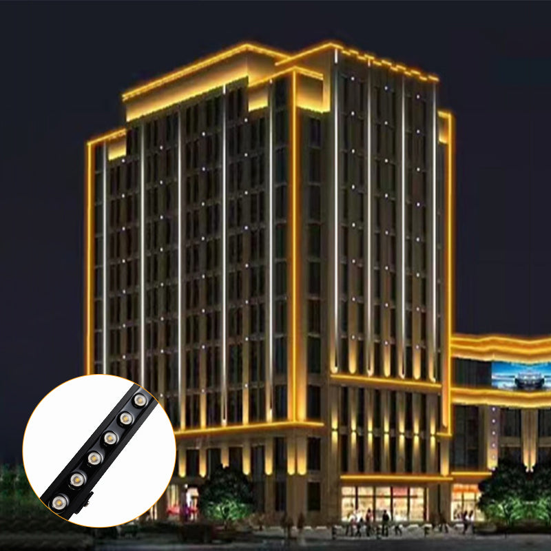 Outdoor Facade LED Linear Wall Washer Lights Outline LED Building Lighting Decoration With LED
