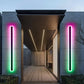 Modern Luminaire Garden Sconce Linear Ip65 Aluminum Long Strip Lamps Outdoor LED RGB Wall Light