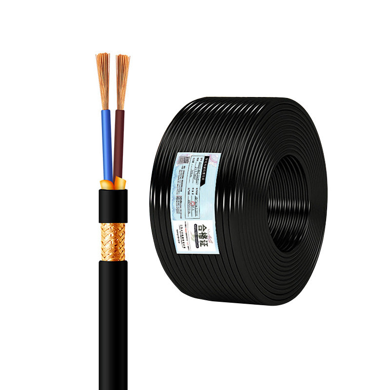 RVVP 2/3/4/5 Cores Flexible Copper Conductor or Copper Clad Aluminum Conductor Electrical Power Cable Wires