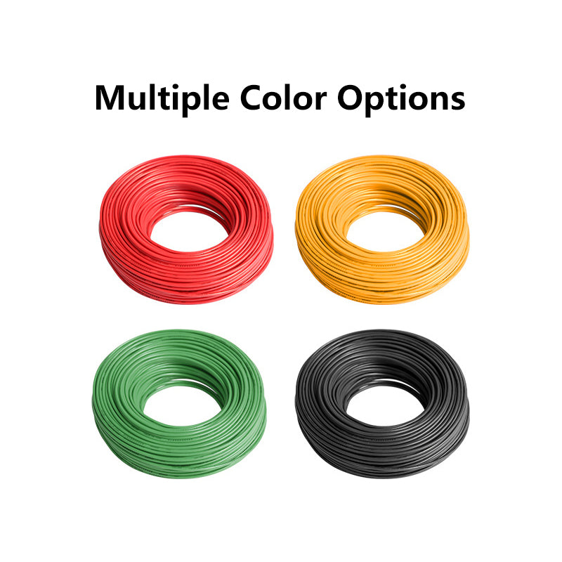 Flexible RV Round Cables Single Core Wire 1*1MM2 Electrical Power Cable For Electric Barbecue