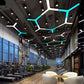 24W 36W 48W 70W Garage Light Special Shaped Office Lighting Manufacturer 36W LED Y-Shaped Pendant Light