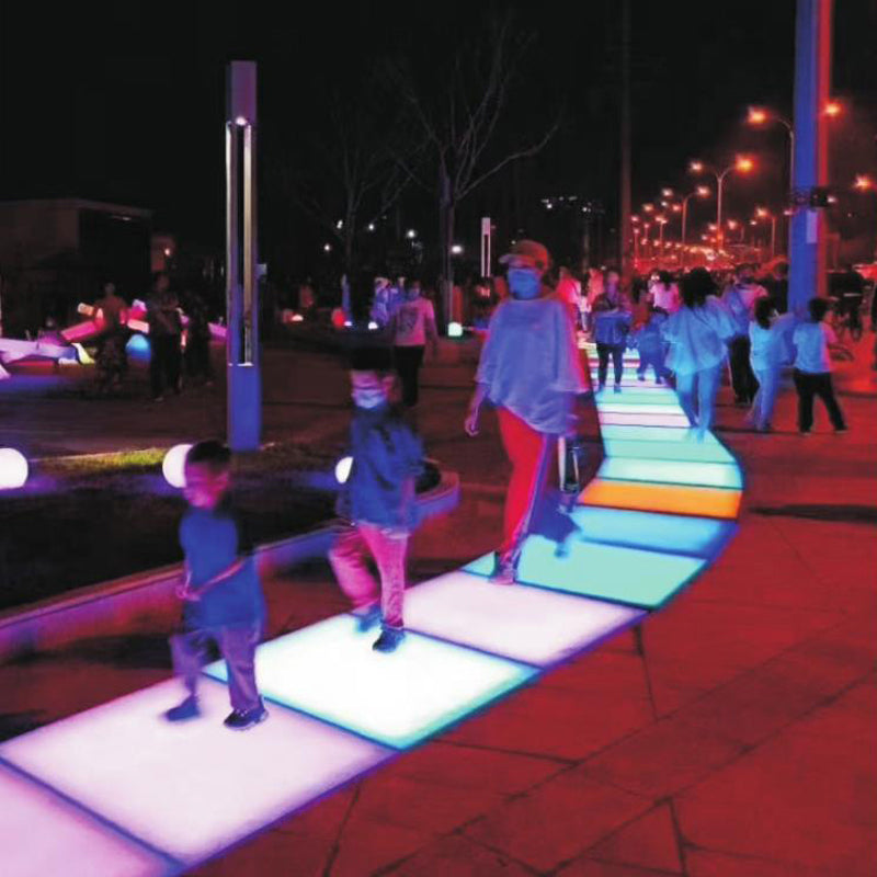 Customized IP67 DC24V 10W Recessed Square Led Brick Light Dance Floor For Outdoor Landscape