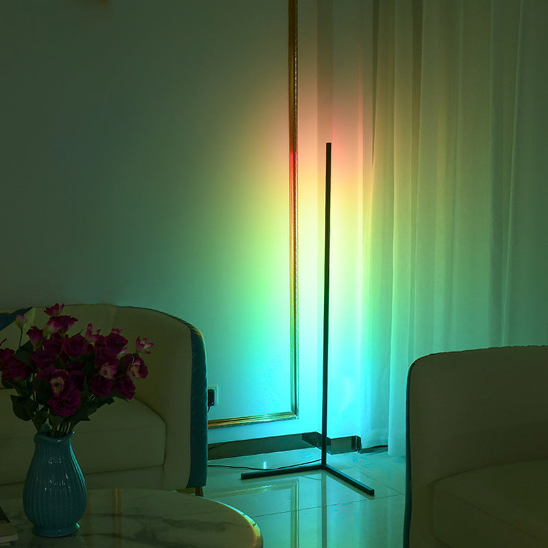 Smart Corner Floor Standing Lamp Lighting Modern Home Decor Stand RGB Floor Light