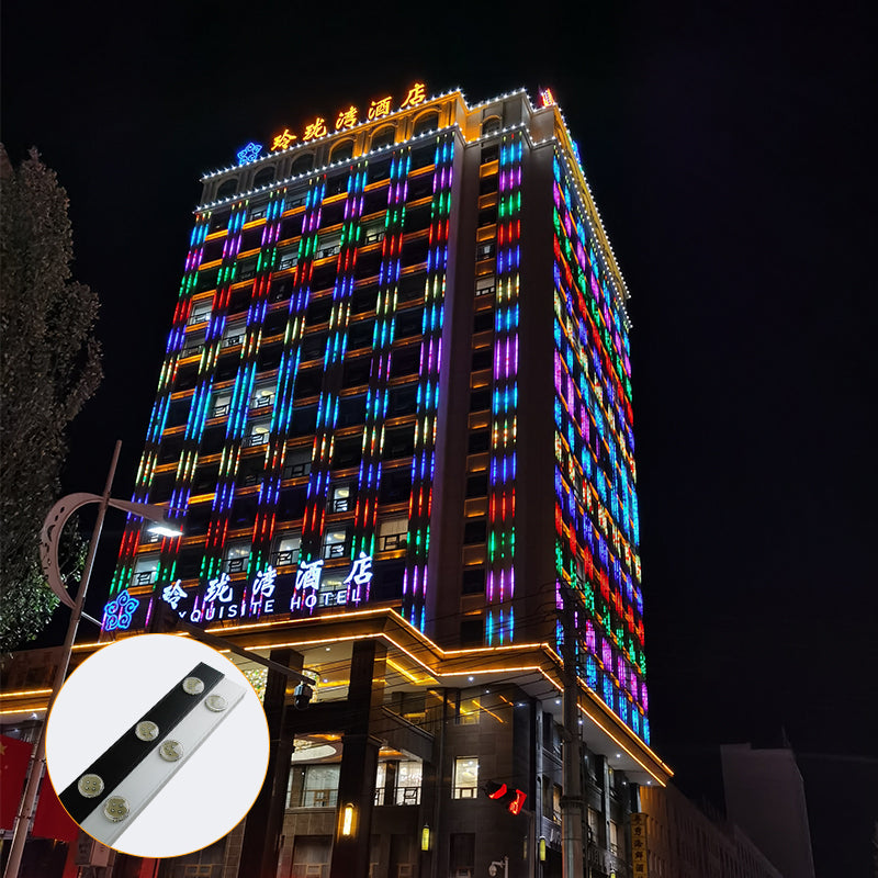 Outdoor Wall Lighting Colorful Point Light Source LED RGB Pixel Lamp