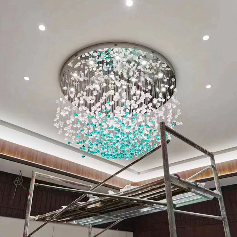 Modern Hotel Lobby Villa Decoration Pendant Light Custom Large Project Luxury LED Chandelier Lamp