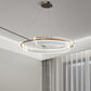 Chandelier Modern Indoor Round Ring Shape Chandelier Home LED Crystal Chandelier