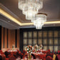 Modern Hotel Lobby Villa Decoration Pendant Light Custom Large Project Luxury LED Chandelier Lamp