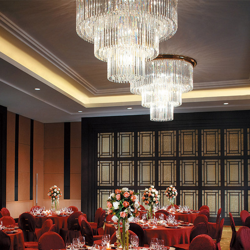 Modern Hotel Lobby Villa Decoration Pendant Light Custom Large Project Luxury LED Chandelier Lamp