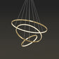 Simple LED Chandeliers Luxury Gold Round ring Pendant Lights Dining Room Living Room Home Lighting Chandelier Pendant Lamp
