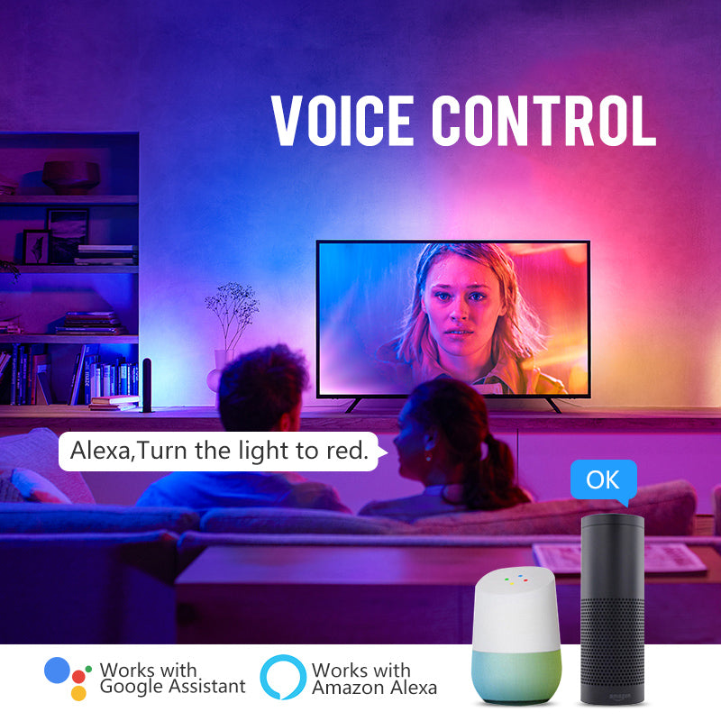 Smart Remote Control Voice Control App Control Smart LED Ambient Light