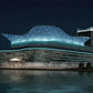 DMX LED Projection Facade Lighting Aluminium Body Double Beam Outdoor DMX LED Wall Washer Light
