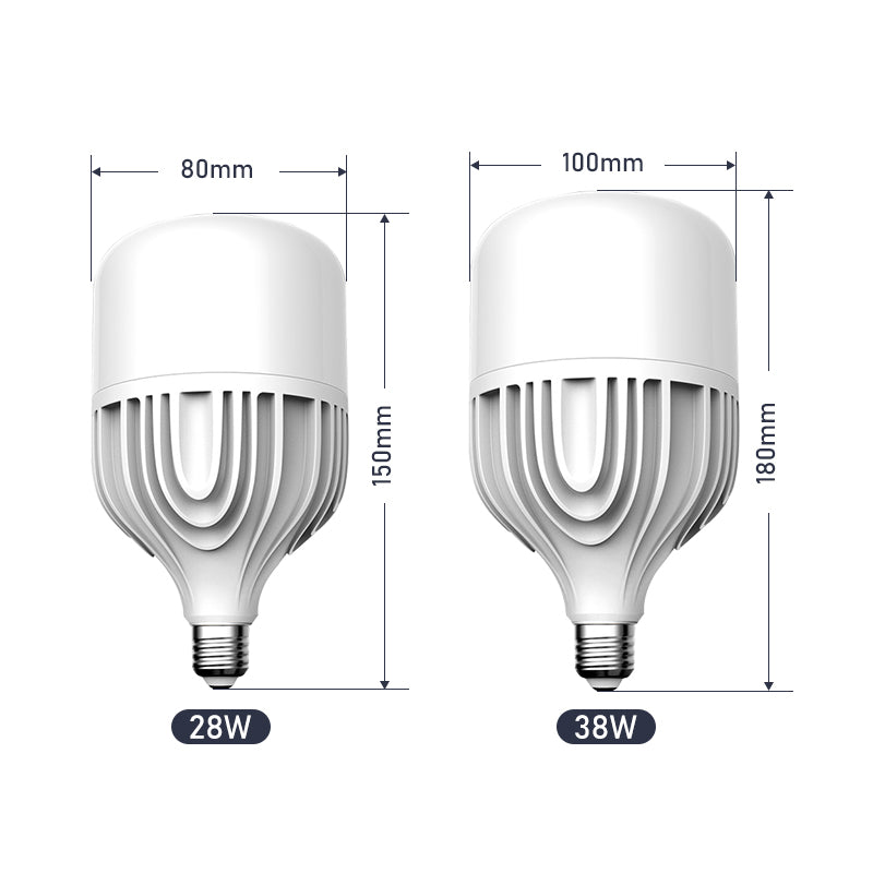 Die Casting Aluminum High Brightness 28W 38W 48W 58W 78W T Led Bulb