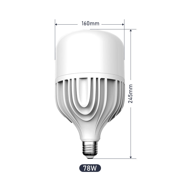 Low MOQ AC110V 220V 265V 58W E27 Aluminum AC DC Led Bulb For Indoor