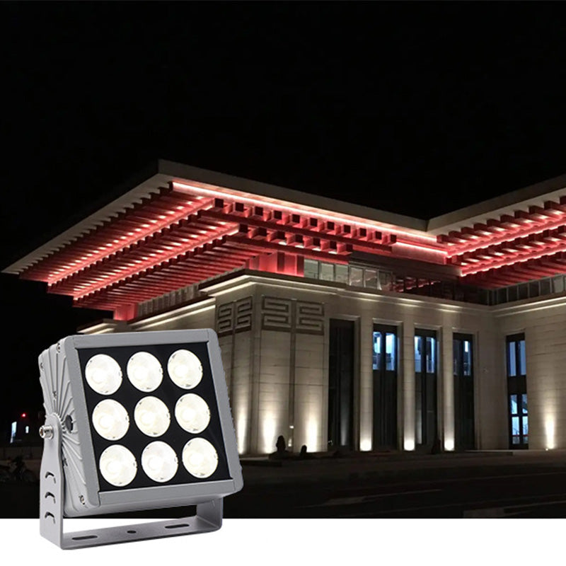 New Projection Lamp Waterproof Square DMX RGB Outdoor IP65 Flood Light