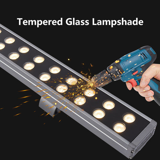 DMX512 Control Available Aluminum RGB Beam Angle 15 Degree Led Wall Washer